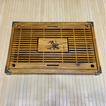 Чабань чайный столик деревянный 43*28*4 см